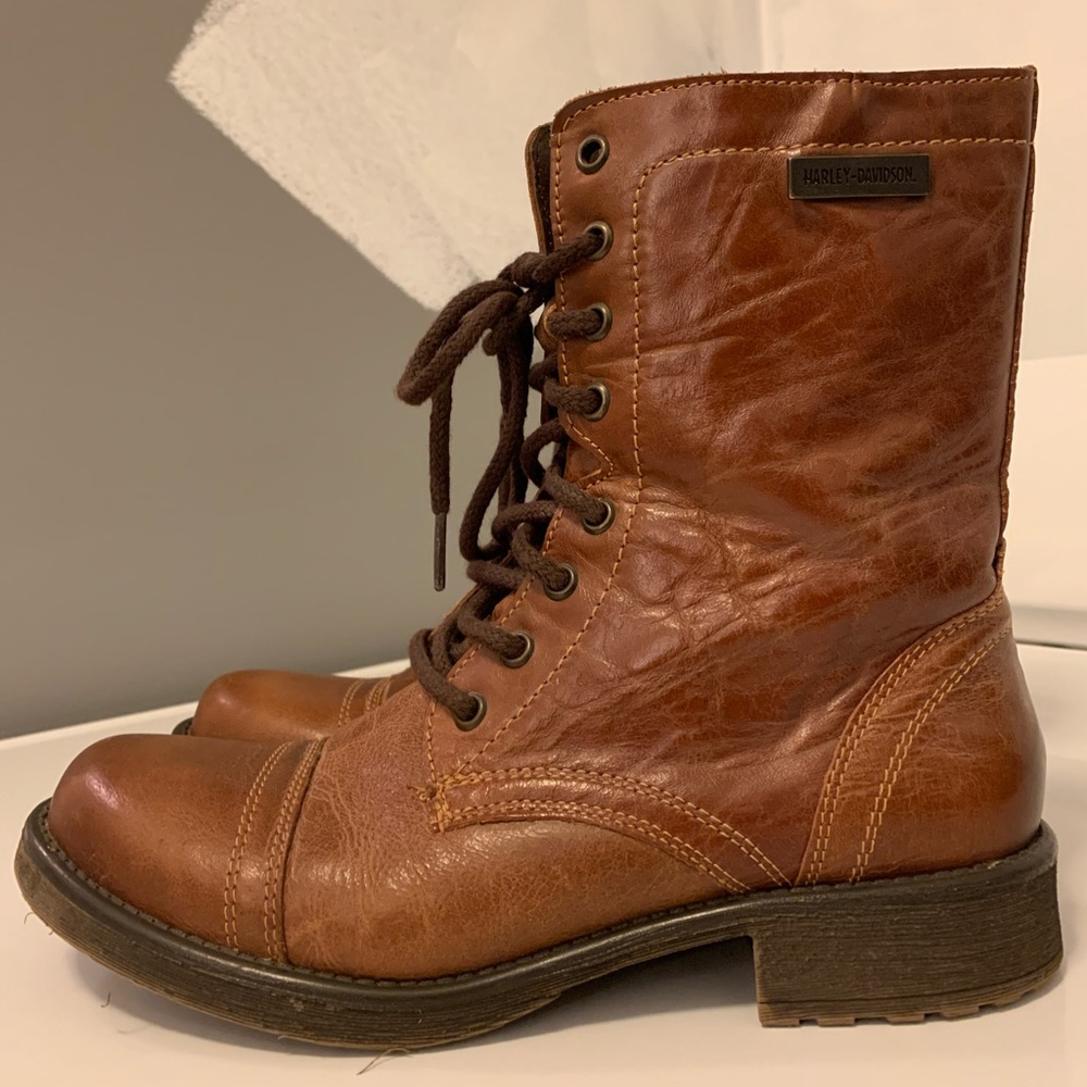 Harley Davidson Leather Boots